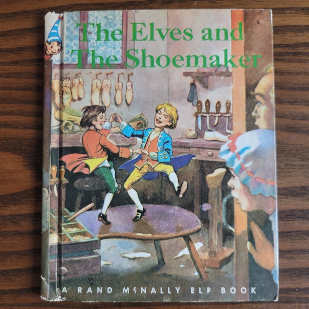 1959 Vintage "The Elves and the Shoemaker" Hardcover Book